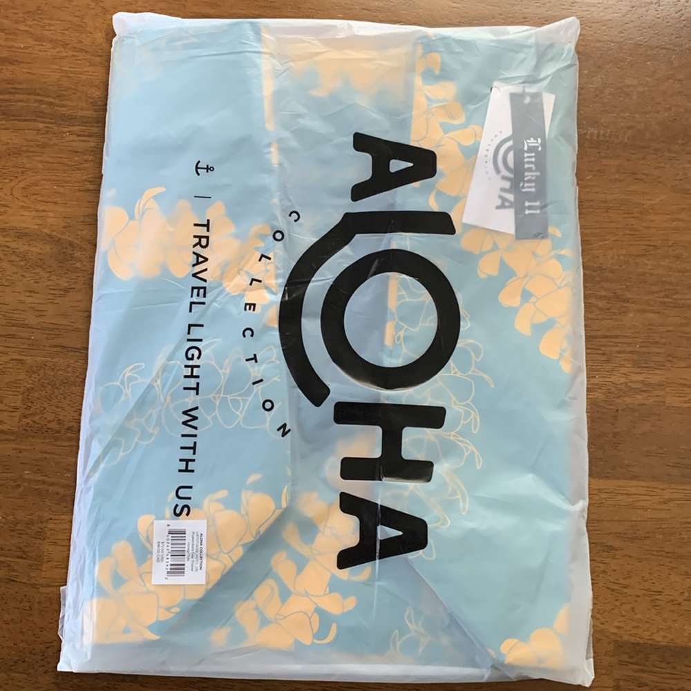 ALOHA Collection Day Tripper Tote - Blue and Yellow - Picture 6 of 7